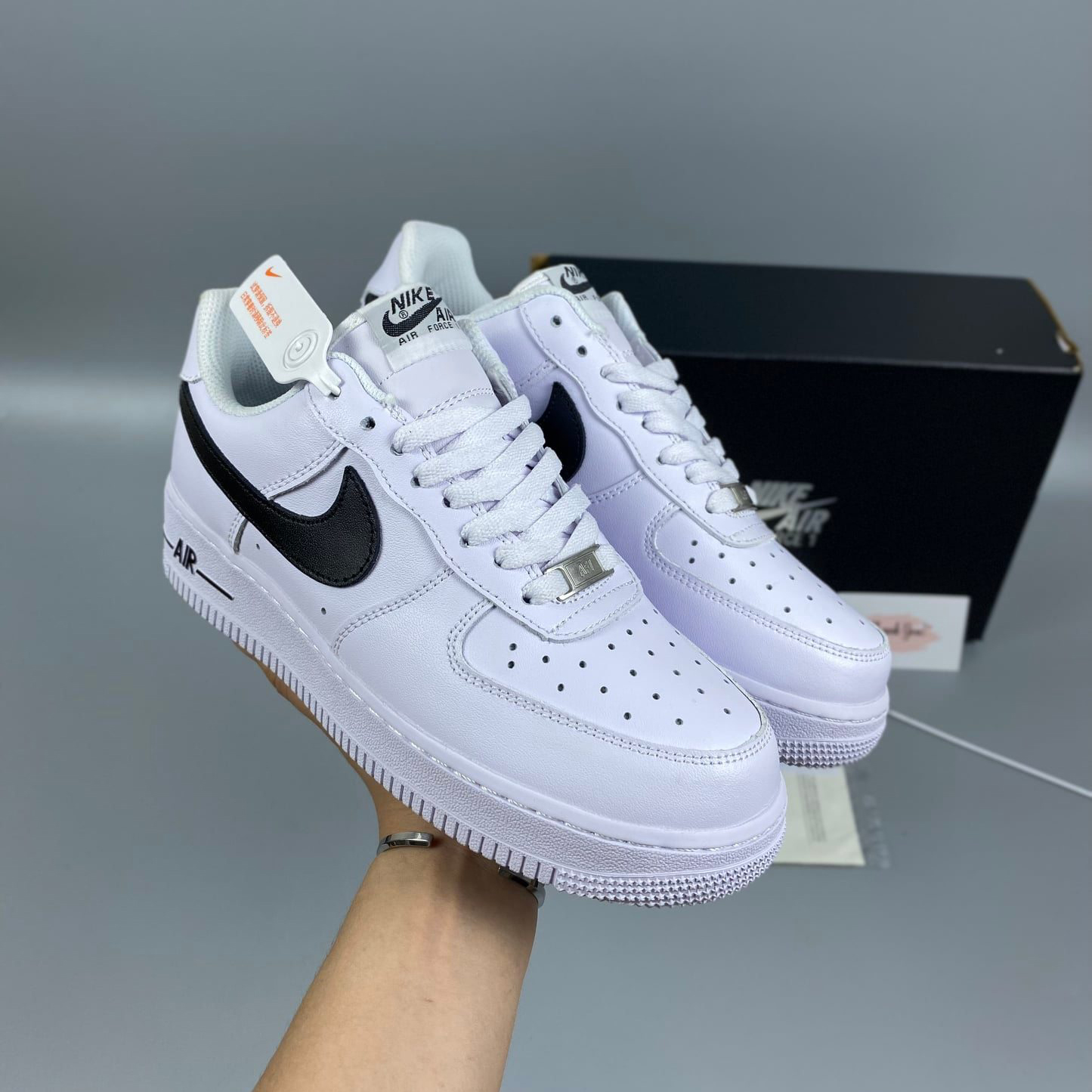 Nike AF1 White Black (8) Nike-AF1-White-Black-8
